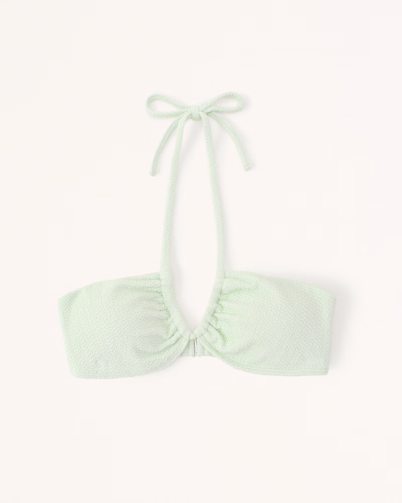 Upside Down Halter Triangle Bikini Top | Abercrombie & Fitch (US)