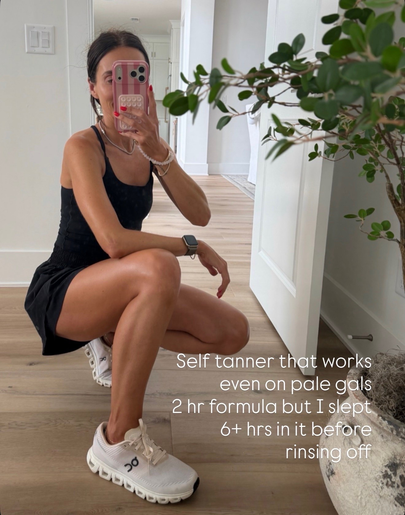 I’ve tried a lot of self tanners over the years, and this is the one I keep coming back to. It gives me an even, natural-looking color without pulling orange, fades evenly, and doesn’t leave me with that overly dry feeling a few days later. It’s my favorite shortcut when I want to look a little more put together without spending time in the sun.

self tanner, gradual tan, bronzing mousse, streak free tan, natural glow, summer beauty, beauty favorite, skincare routine, vacation glow, beauty essentials, annabrstyle

#LTKSeasonal #LTKBeauty #LTKgrwm