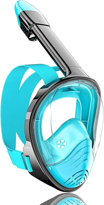 QingSong Full Face Snorkel Mask for Adults, Snorkeling Gear with Camera Mount, 180 Degree Panoram... | Amazon (US)