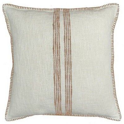 Oversize Square Woven Stripe Pillow - Threshold™ | Target