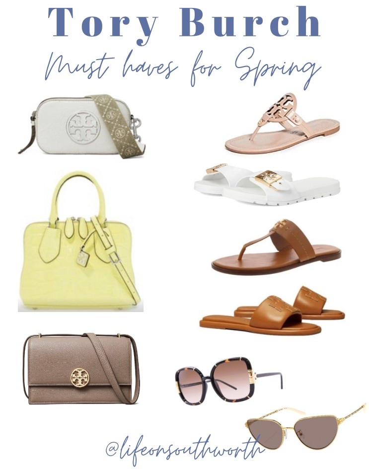 Classics from Tory Burch for spring & summer are getting me ready for warmer weather! Easy slip on slides & sandals to colorful & neutral bags. Some of these finds are even on sale at time of post! 

#LTKSaleAlert #LTKShoeCrush #LTKItBag