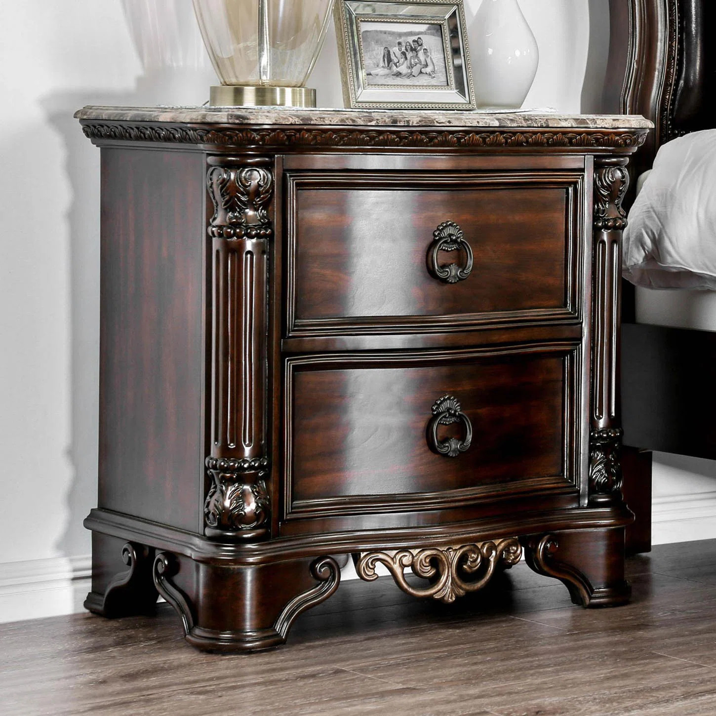 Lark Manor™ Annamari 2 Drawer Nightstand & Reviews | Wayfair | Wayfair North America