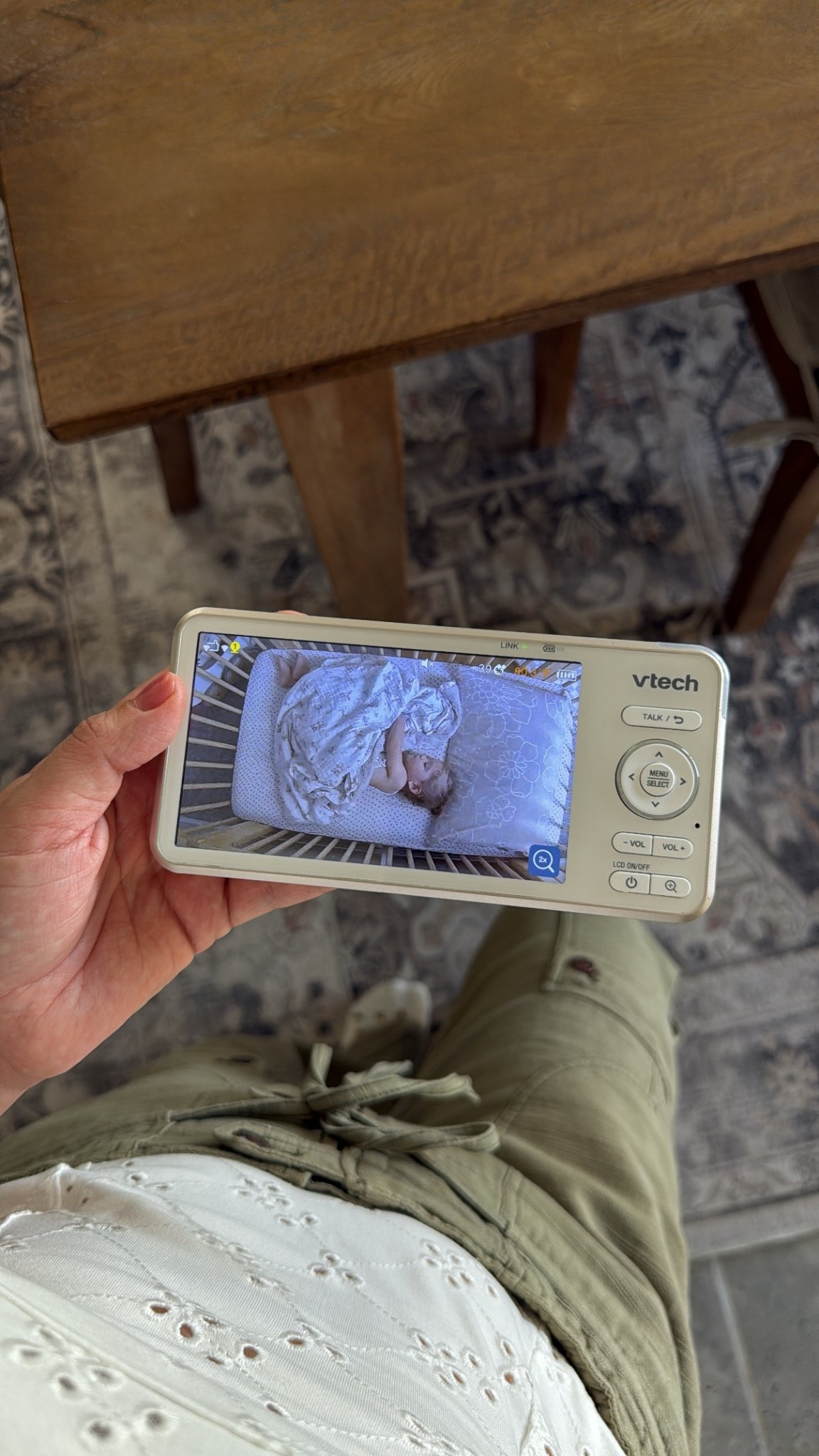 Over the crib monitor with amazing clarity. I can keep an eye on my toddler at home or when I’m away🥰 

#LTKKids #LTKBaby #LTKmomlife