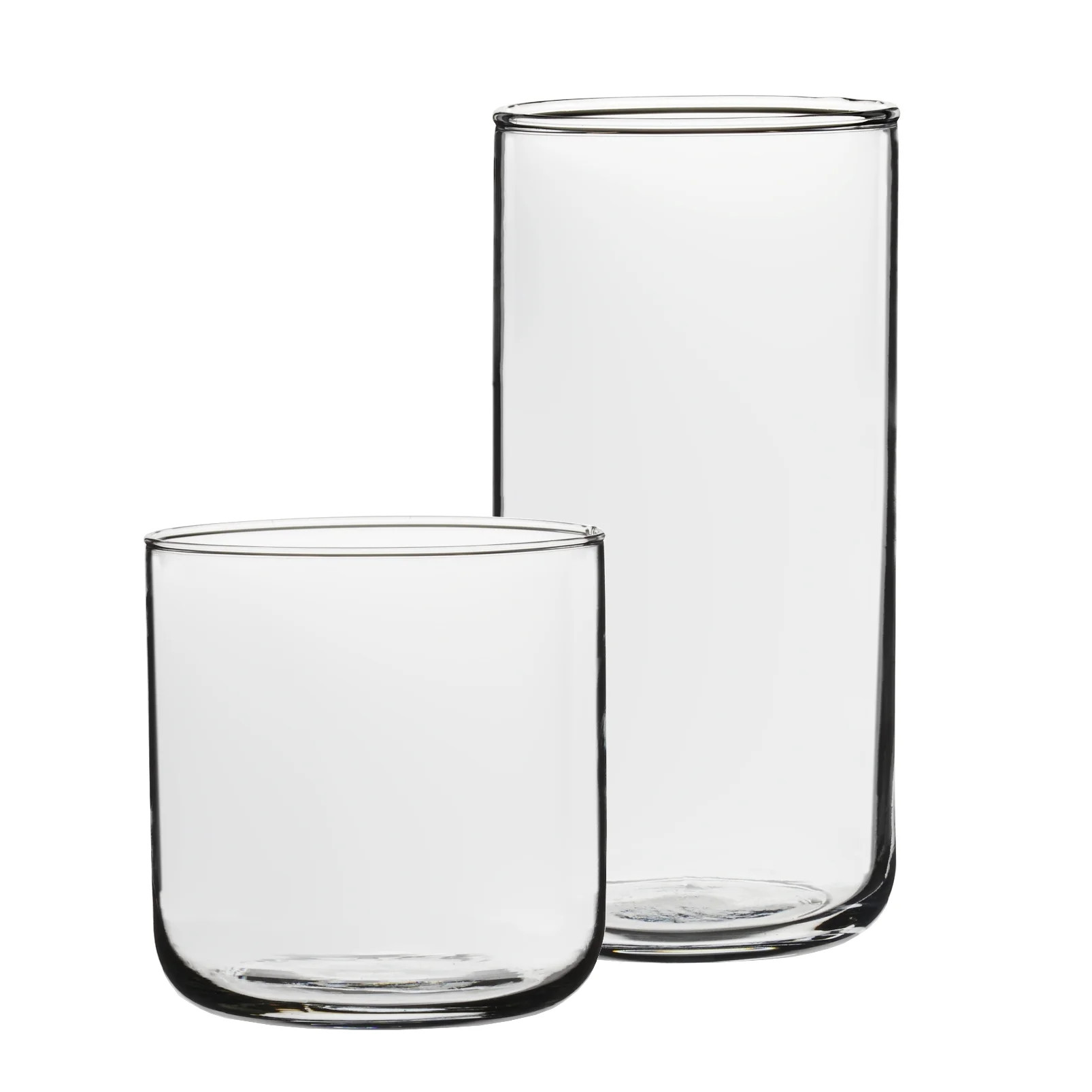 Mainstays Brooks Glass Drinkware, 12.5 Ounce & 18 Ounce, Set of 8 | Walmart (US)