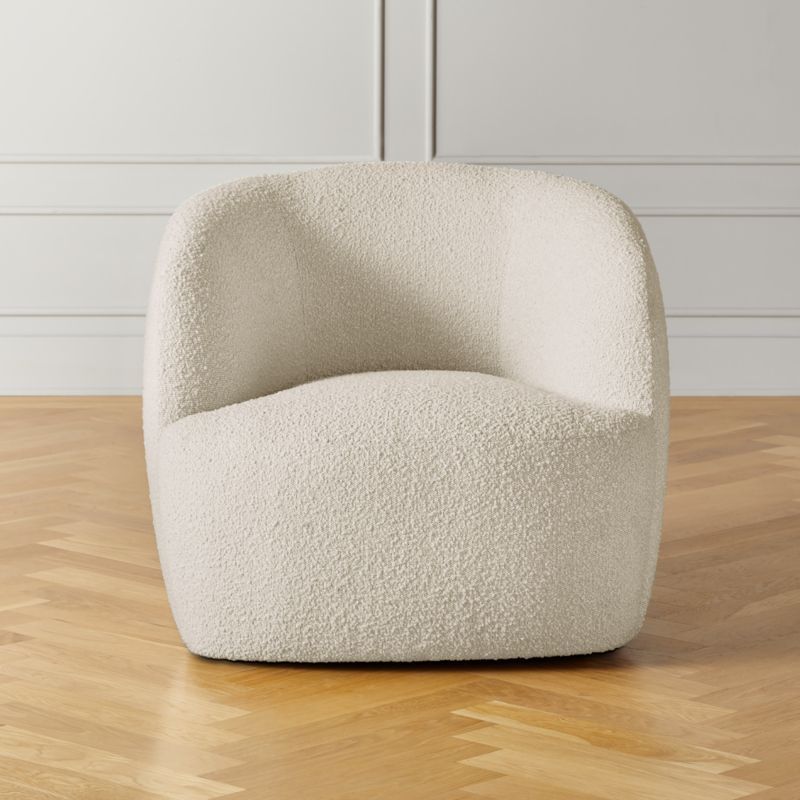 Gwyneth Ivory Boucle Accent Chair by Goop + Reviews | CB2 | CB2