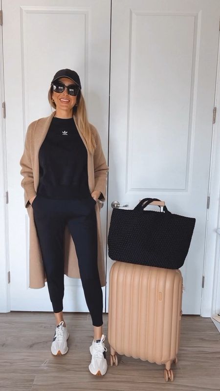 Confirm, stylish, and cozy airport outfit idea
Everything fits true to size 

#LTKitbag #LTKstyletip #LTKshoecrush