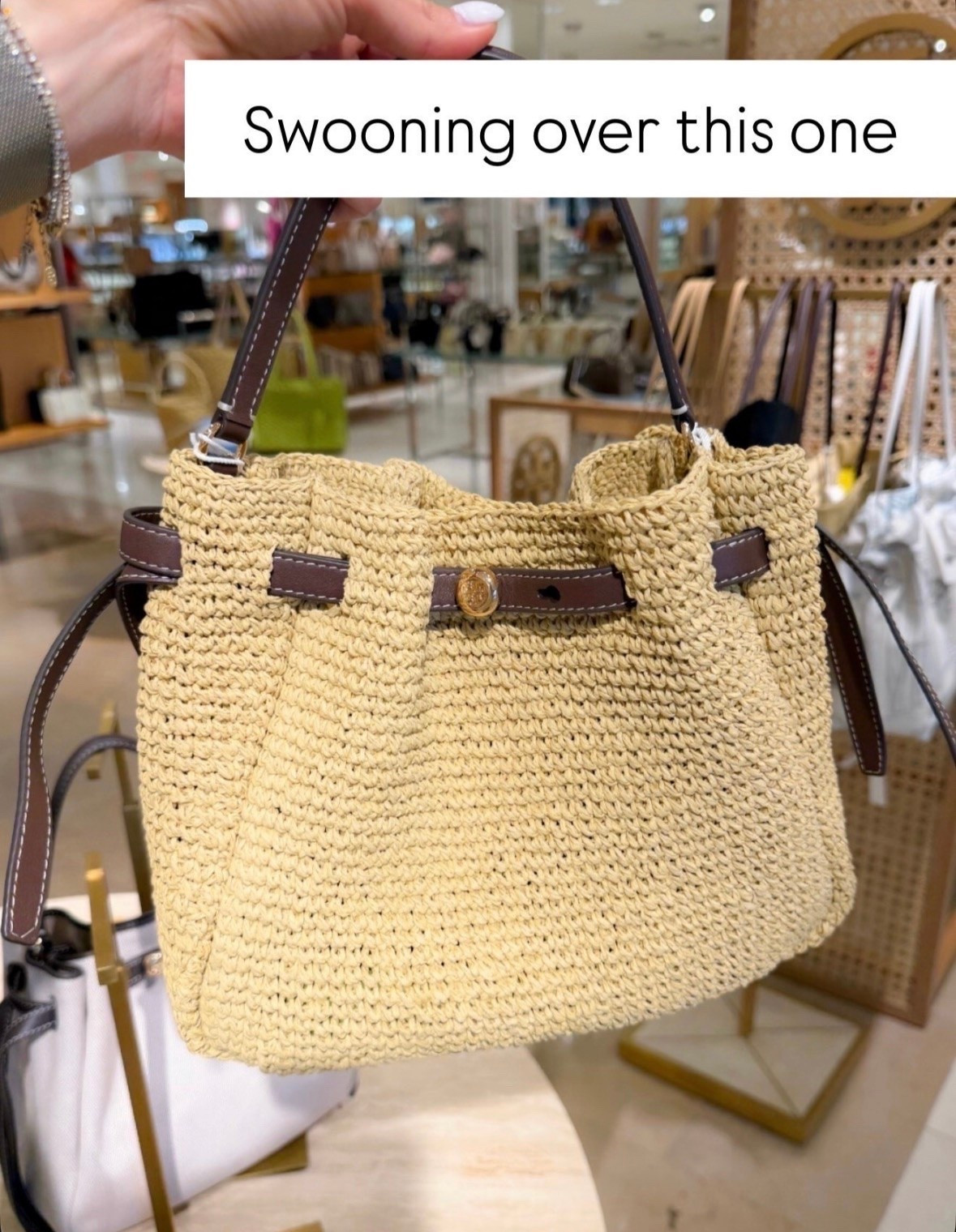 This raffia bag is giving designer vibes for a fraction of the price. I love the woven texture, rich brown details, and timeless silhouette. The perfect summer bag to pair with everything from dresses to denim.

Summer accessories, Raffia bag, Designer inspired style, Vacation outfits, Summer handbag, Resort wear, Neutral accessories, Woven tote, Coastal style, Summer fashion finds, Everyday bag, Look for less, annabrstyle

#LTKootd #LTKSeasonal #LTKTravel