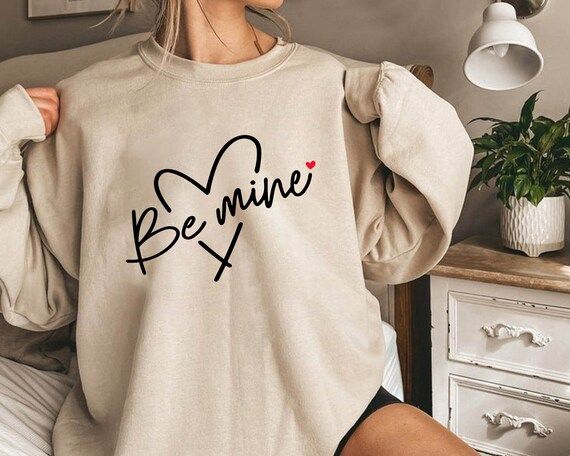 Vintage Be Mine Valentine Sweatshirt Valentine Heart | Etsy | Etsy (US)
