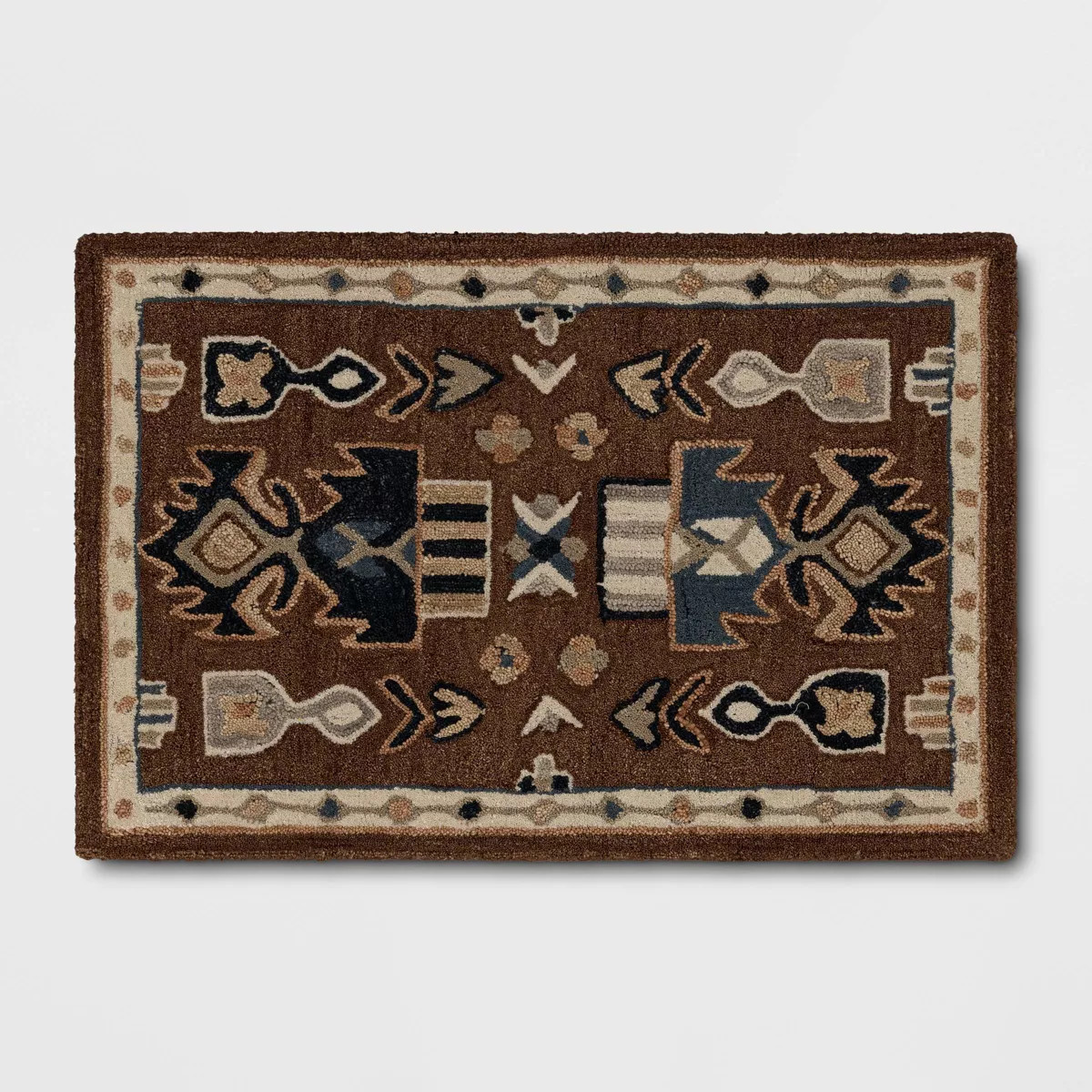 Wool Tufted Rug Brown - Threshold™ | Target