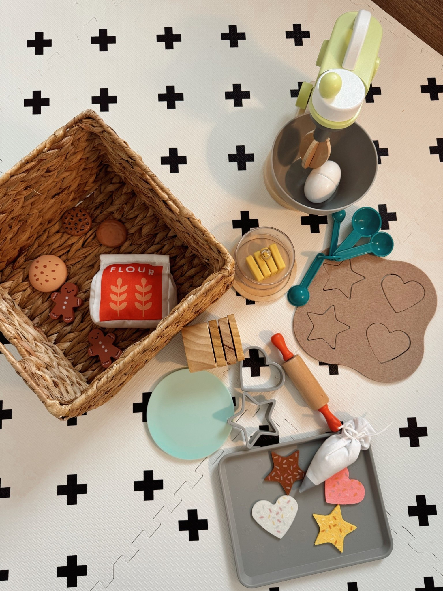 The CUTEST baking set! My 3 year old never gets sick of making these cookies. 

#LTKFamily #LTKKids