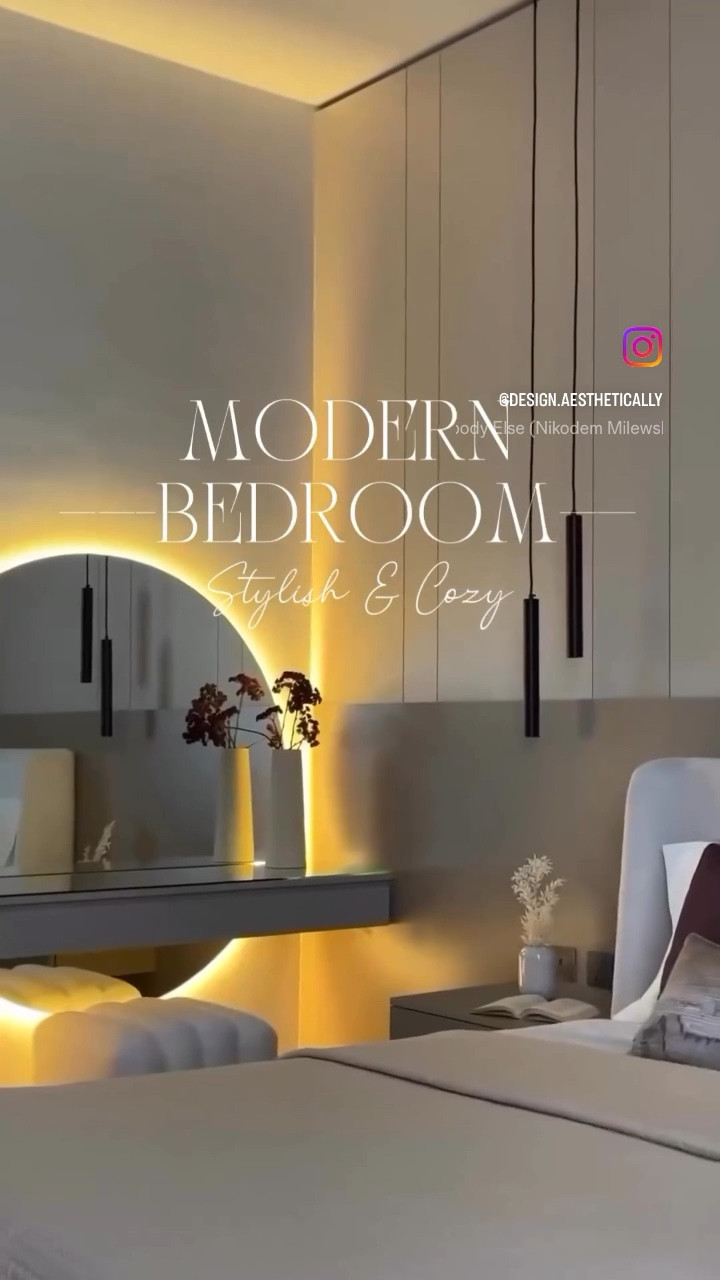 Modern bedroom but make it cozy! Linked the black thin lights which add a nice warm look to the space 🩶 #aestheticbedroom #bedroomdecor 

#LTKHome #LTKVideo #LTKSaleAlert
