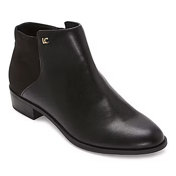 Liz Claiborne Womens Roycen Block Heel Booties | JCPenney
