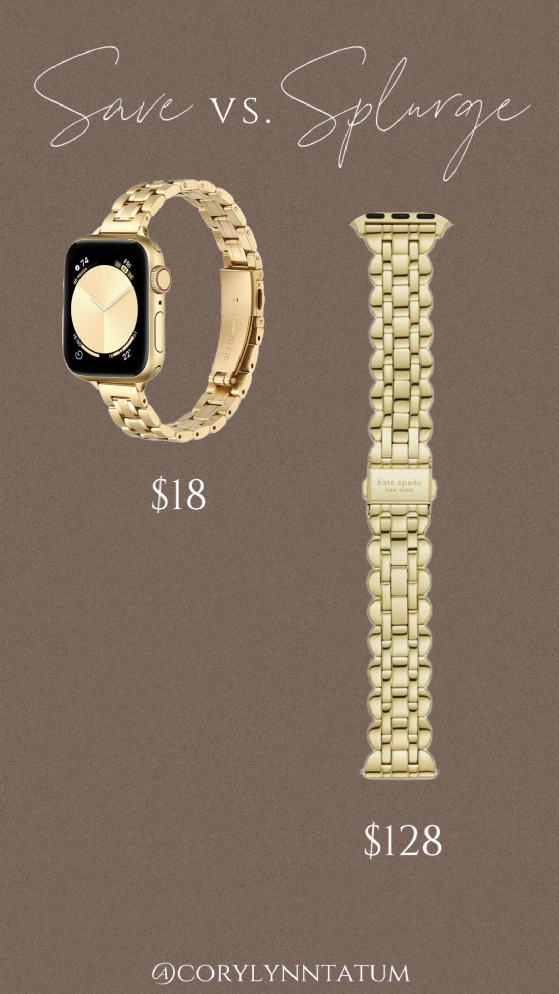 Save vs. splurge, save over $100 with this Kate Spade gold watch band dupe from Amazonn

#LTKFindsUnder50 #LTKSaleAlert #LTKSeasonal