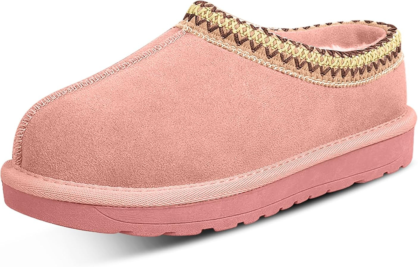 Women's Slippers Platform Mini Boots For Women Suede Leather Indoor/Outdoor Anti-Slip Slipper Com... | Amazon (US)