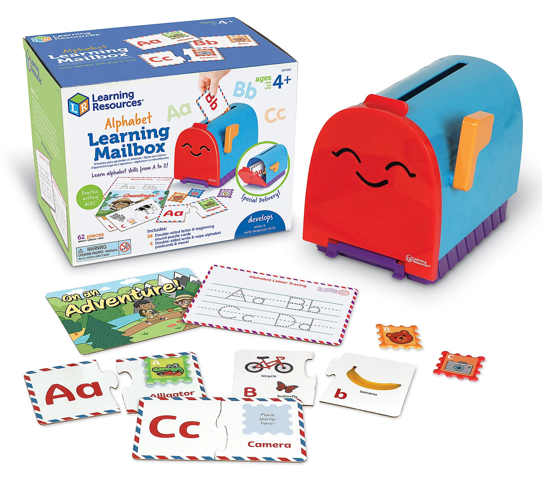 Learning Resources Alphabet Learning Toy Mailbo x | QVC