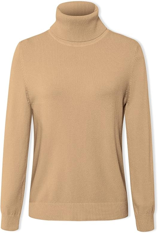 DAIMIDY Women's Long-Sleeve Turtleneck Sweater | Amazon (US)