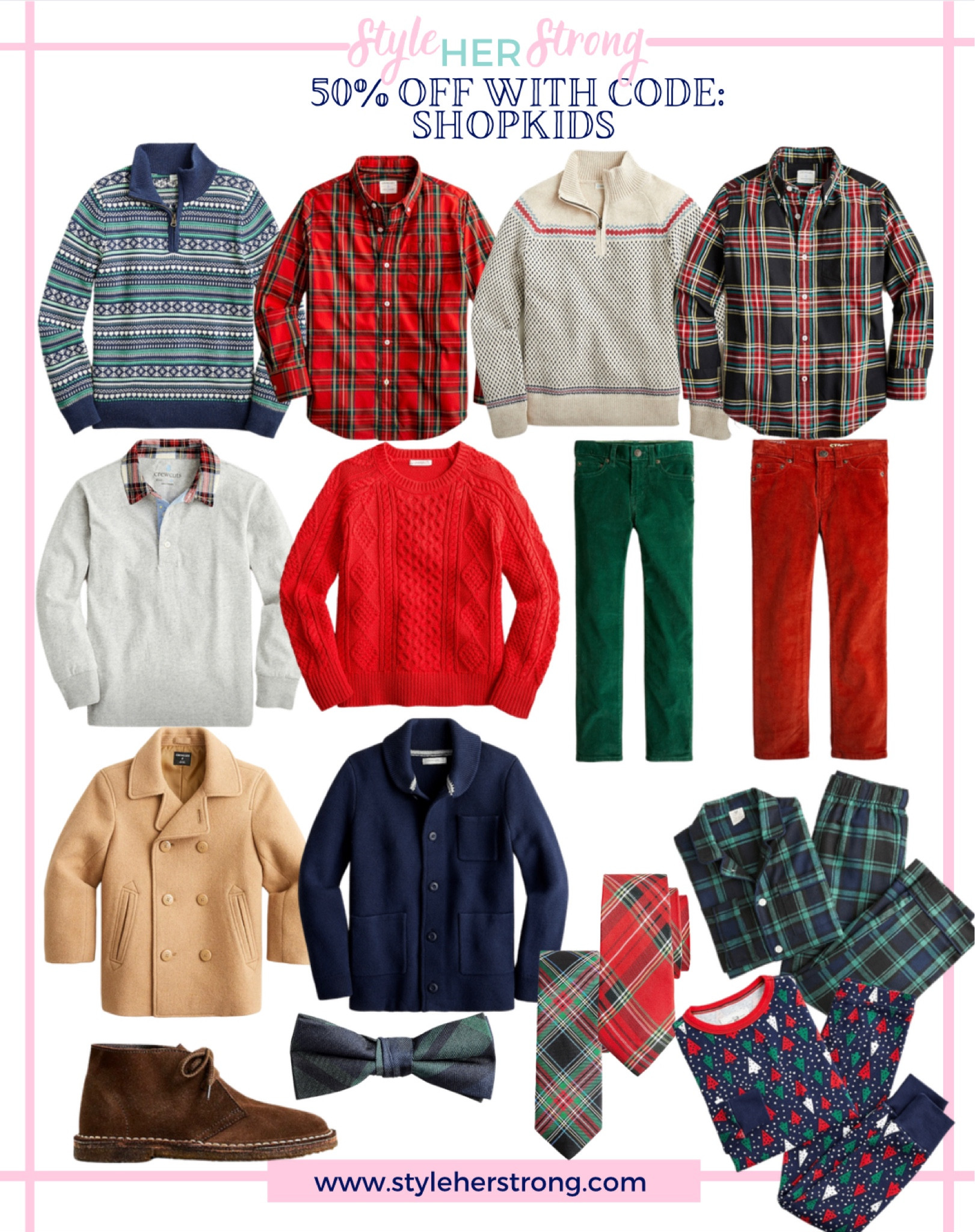 Get 50% off boys holiday style at j.crew with code: SHOPKIDS

#LTKkids #LTKsalealert #LTKHoliday
