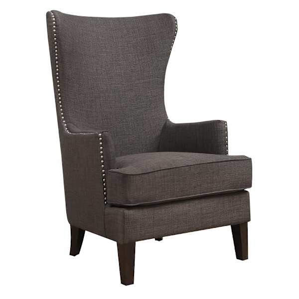 Providence Kori Accent Chair, Charcoal | At Home