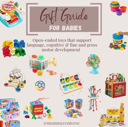 Holiday gift guide for babies 

#LTKSeasonal #LTKkids