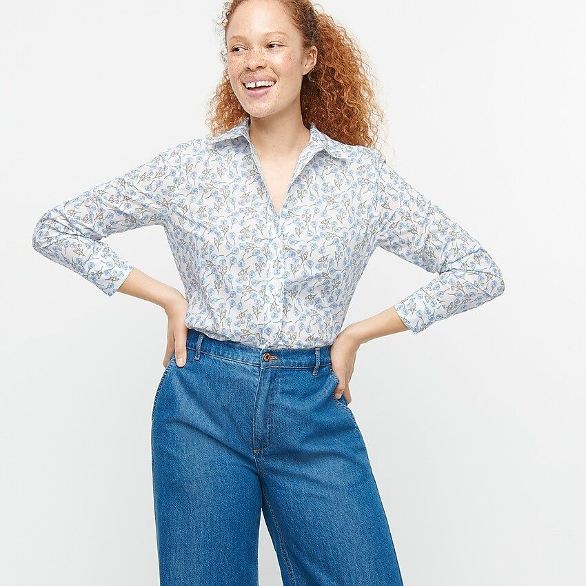 Classic-fit shirt in Liberty® Ros floral | J.Crew US