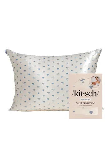 Kitsch Standard Satin Pillowcase in Pearlized Cream at Nordstrom Rack | Nordstrom Rack