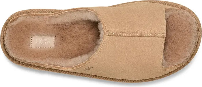 Greenport Genuine Shearling Lined Slide Sandal (Women) | Nordstrom