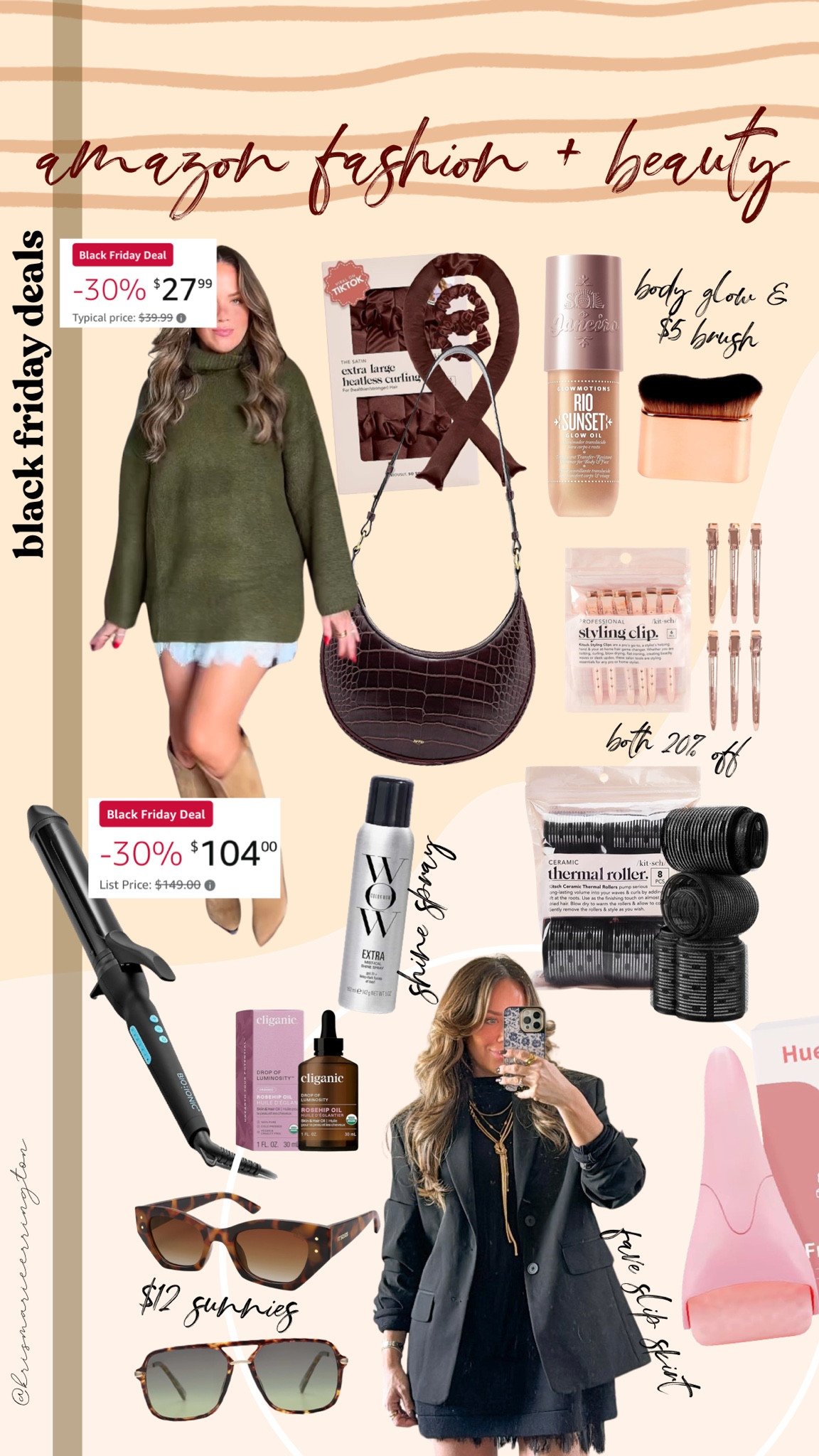 Amazon Black Friday deals! Amazon fashion deals, Amazon beauty deals

#LTKSaleAlert #LTKHoliday #LTKCyberWeek