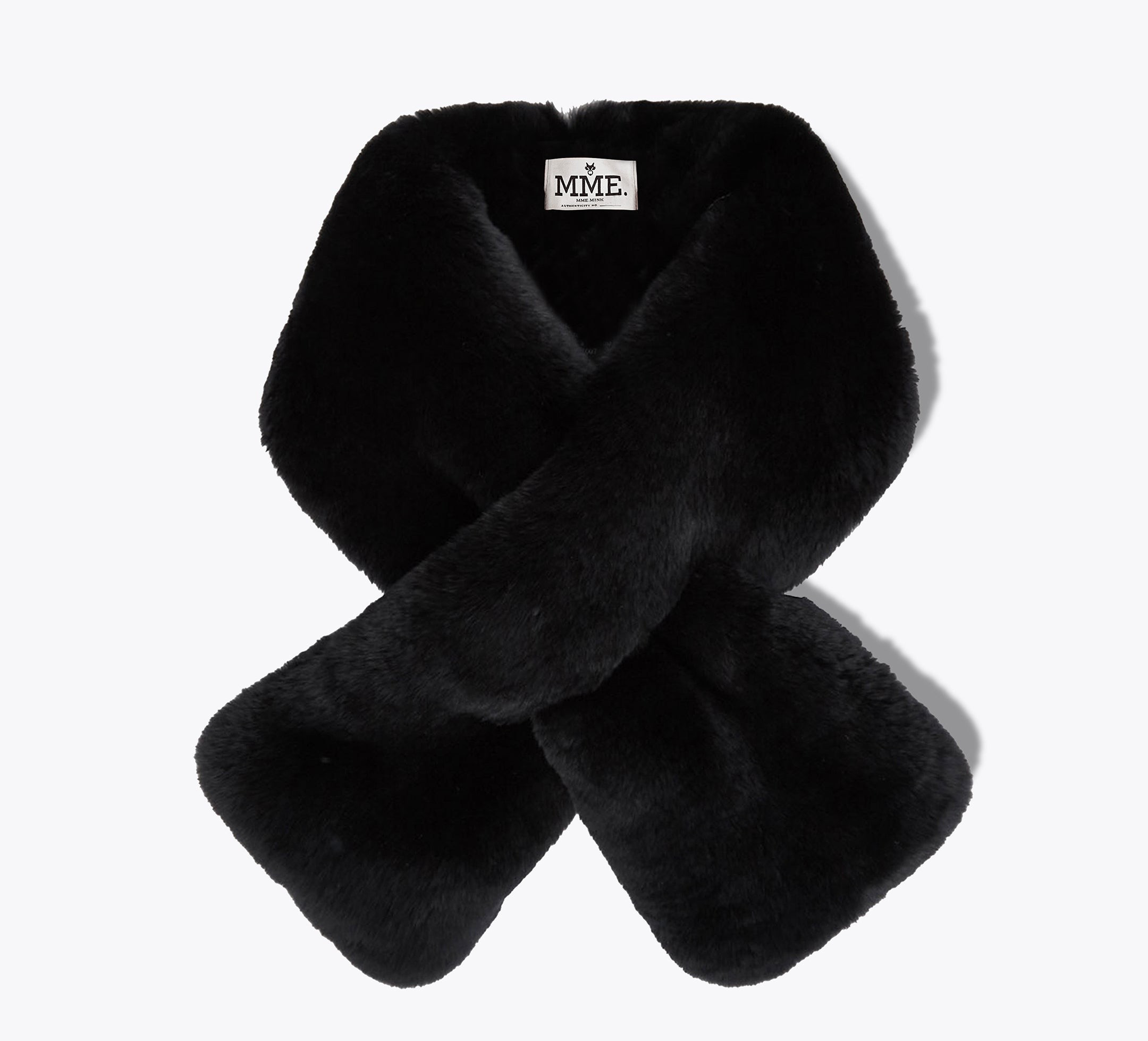 MME. FUR WRAP - NOIR | MME.MINK