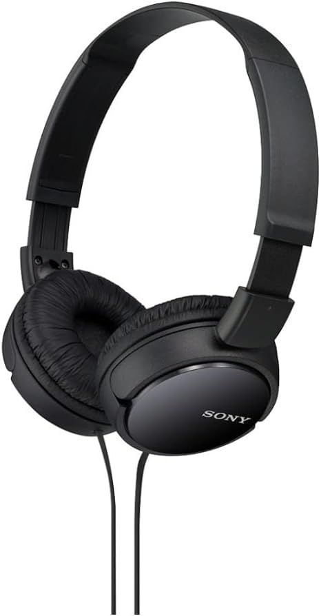 Sony ZX Series Wired On-Ear Headphones, Black MDR-ZX110 (Packaging may vary) | Amazon (US)