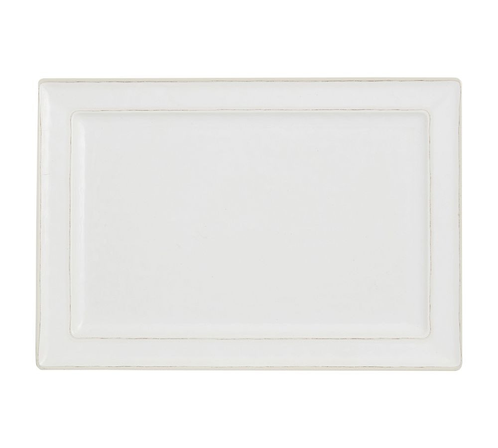 Cabana Outdoor Melamine Rectangular Serving Platter | Pottery Barn (US)