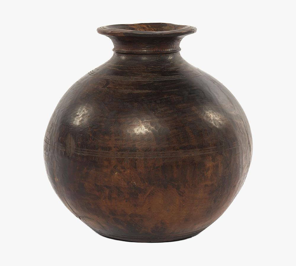 Found Reclaimed Wood Vase, 15""H | Pottery Barn (US)