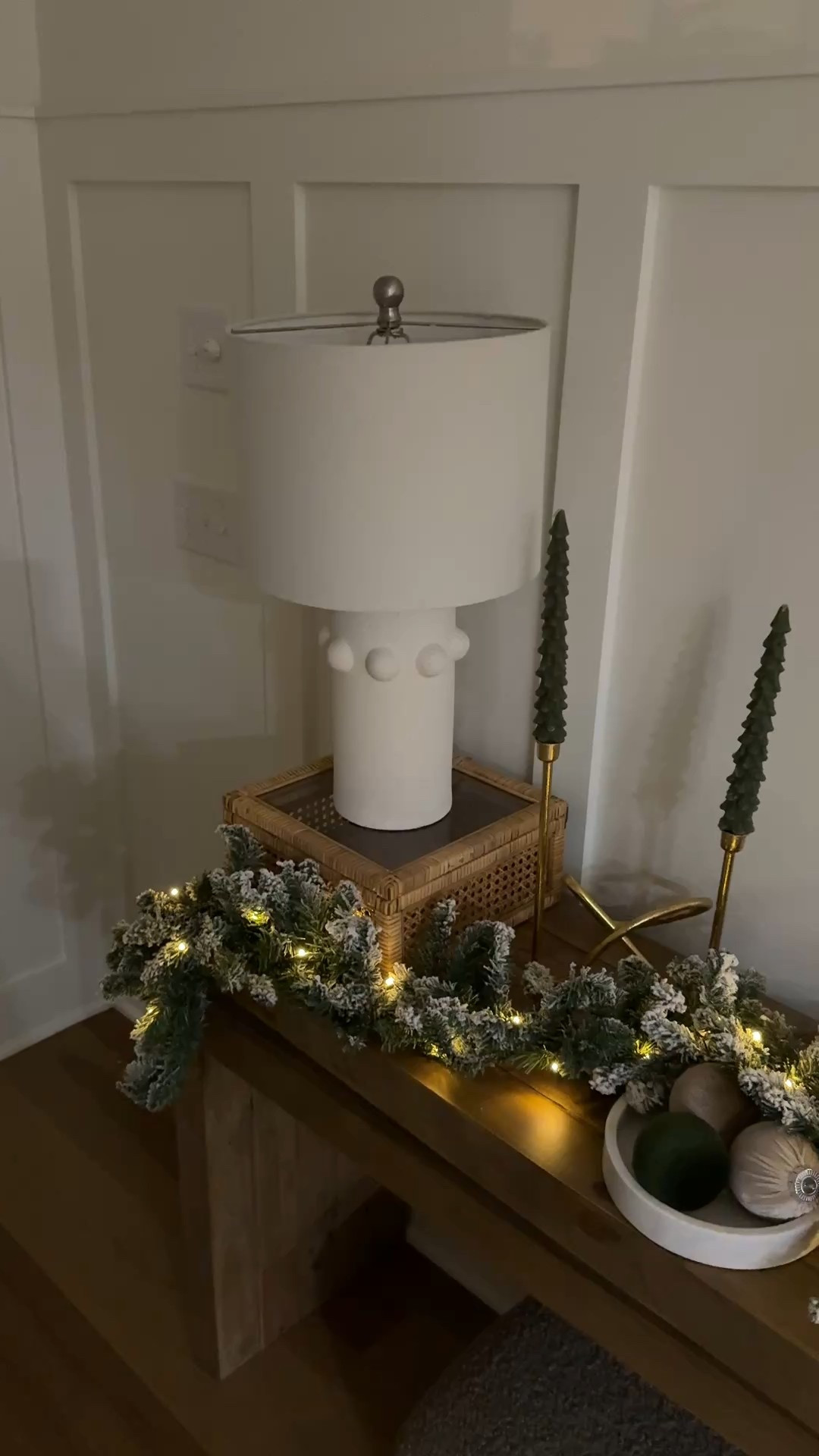 The Henn Console Table is on sale for  Black Friday! Wayfair Black Friday Deals! Wayfair Black Friday Sale!

In my opinion, it’s truly never too early to decorate for Christmas! It’s no secret, that Christmas is my all time favorite holiday to decorate for! I love the twinkling lights and the garland everywhere.

Christmas decor, christmas decorating, flocked Christmas garland, flocked garland, velvet Christmas ornaments, viral velvet Christmas ornaments, Christmas tree candlesticks, Christmas tree candles, Evergreen stems, Henn Console Table, Henn Console Table styling, Christmas entryway styling, Christmas entryway decor, Christmas entryway decorating, Christmas entryway inspiration, Christmas entryway inspo, Christmas console table decor inspo, neutral Christmas decor, neutral Christmas styling, neutral home aesthetic, faux evergreen Christmas decor, transitional Christmas decor 



#LTKCyberWeek #LTKHoliday #LTKHome