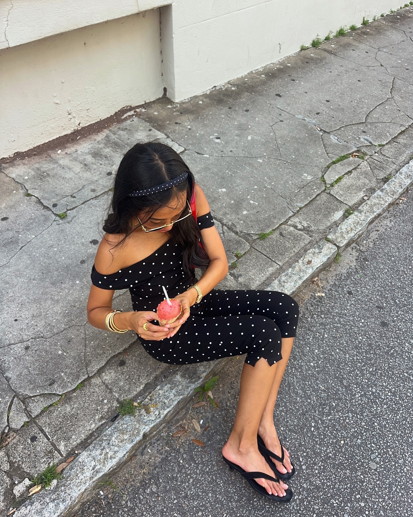 Polka dot summer outfit!! Capris outfit. Matching set. Summer two piece set. 

Pinterst aesthetic, summer outfit inspo, polkadot outfit, summer trends, outfit inspiration, chic aesthetic, pose ideas #pinterestoutfit #citygirlstyle #outfitidea

#LTKSaleAlert #LTKFindsUnder50 #LTKStyleTip