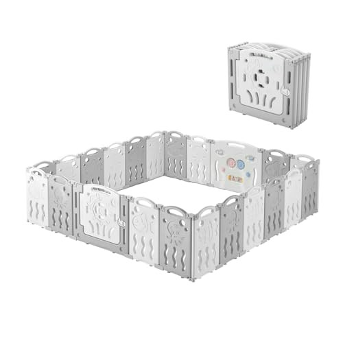 Albott Baby Playpen 22 Panel Foldable Baby playpen Folding Play Pen Kids Activity Centre Safety P... | Amazon (US)