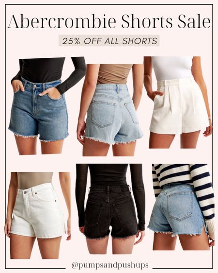 25% off shorts and 15% off almost everything else! @abercrombie Extra 15% off with code AFSHORTS #abercrombiepartner #abercrombie 

My sizing: 24

My measurements for reference: 4’10” 105lbs bust, waist, hips 32”, 24”, 35” size 5 shoe

#LTKStyleTip #LTKSaleAlert #LTKSeasonal