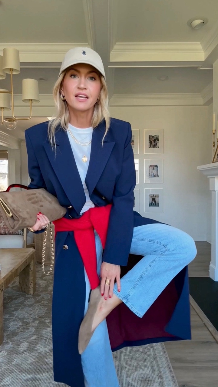 Blue trench + denim outfit! 
Blue trench: on SALE 30% off! Runs TTS, wearing size small. 
White tee: wearing size small. 
Jeans: run TTS, wearing size 25.
Flats: run TTS. 

#LTKSeasonal #LTKdayinmylife #LTKgrwm