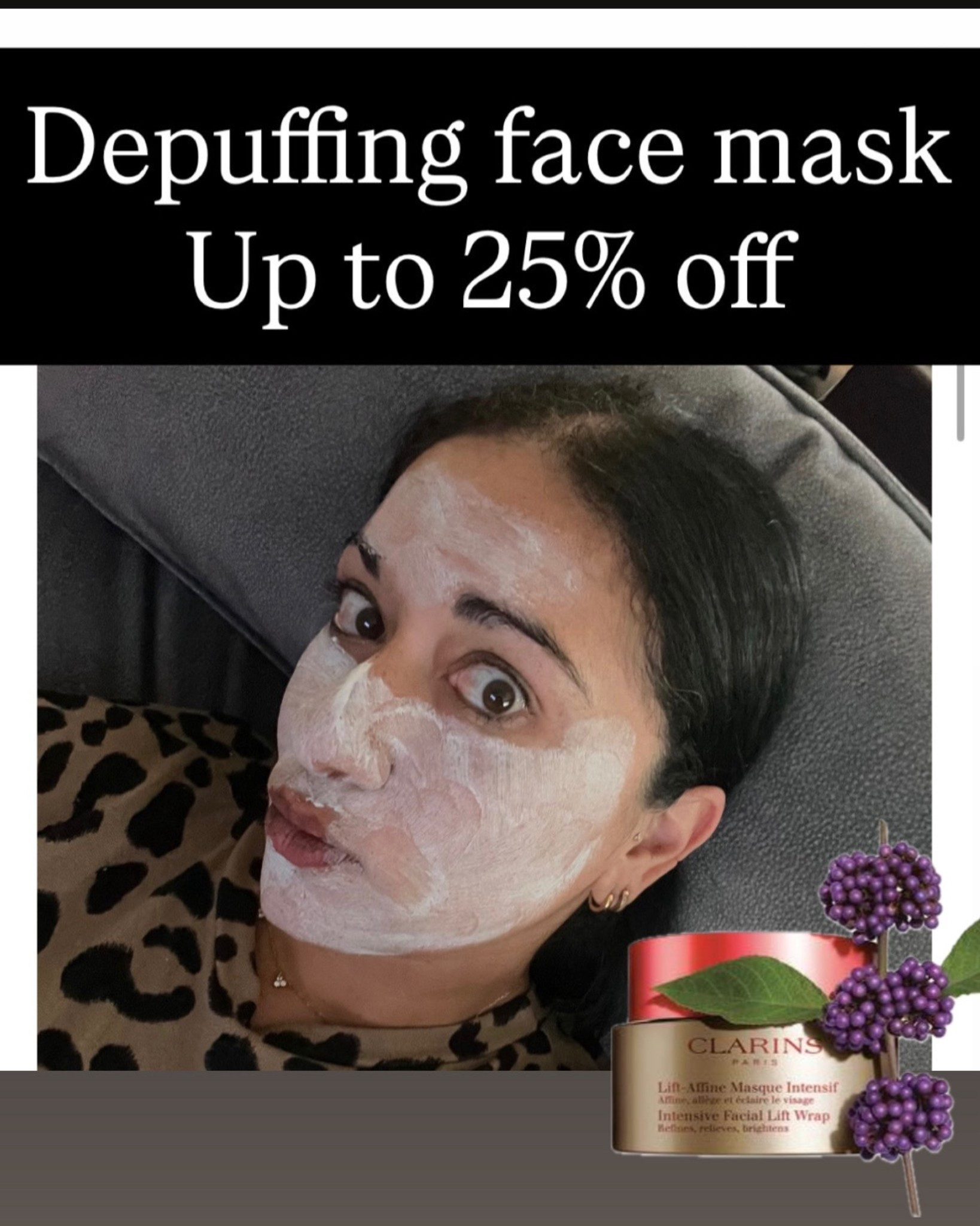 Clarins mask
Luxury beauty
Depuffing mask
Friends & family sale


#LTKFindsUnder100 #LTKSaleAlert #LTKBeauty