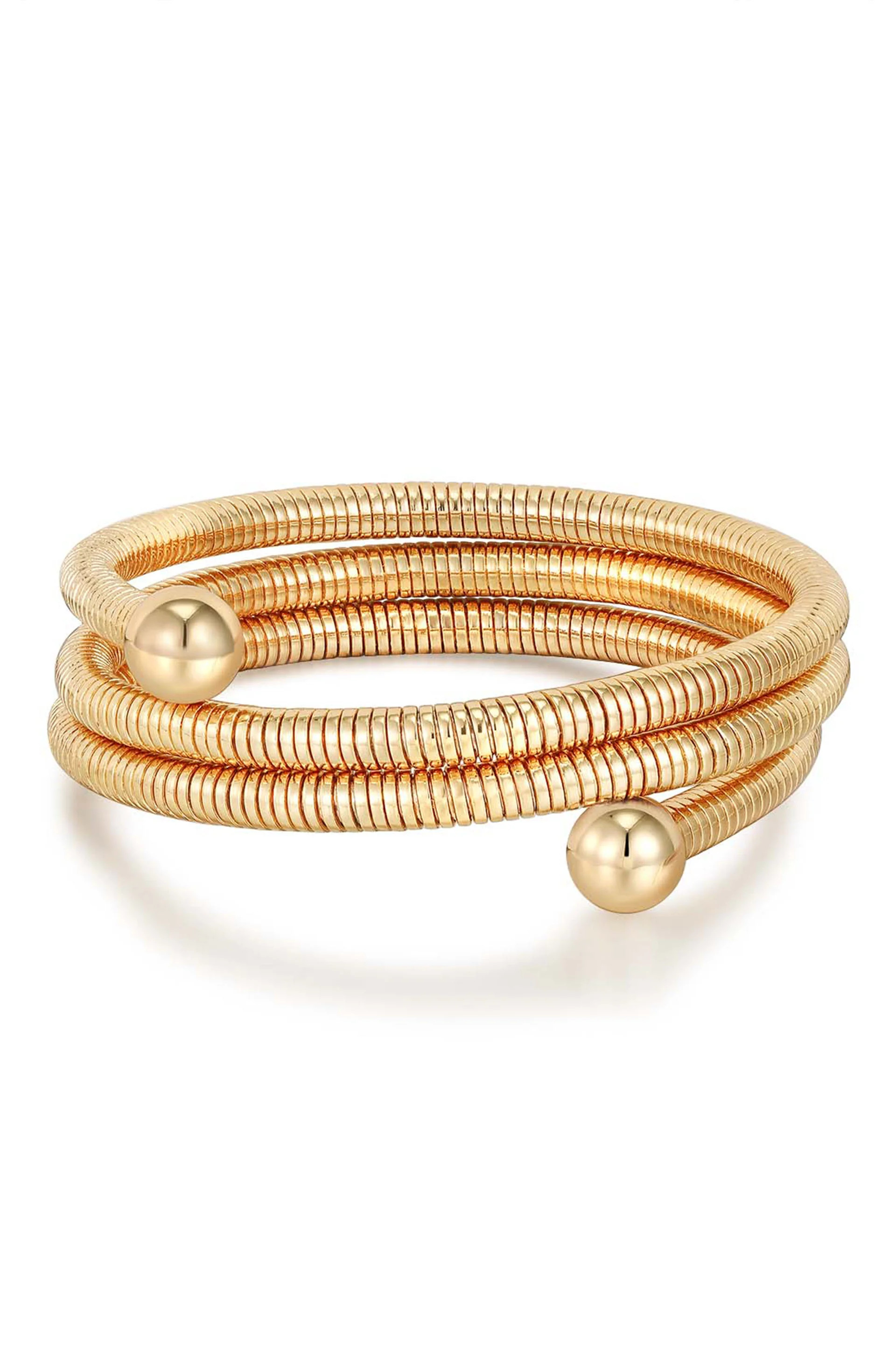 Spring Band Flex 18k Gold Plated Cuff | Ettika