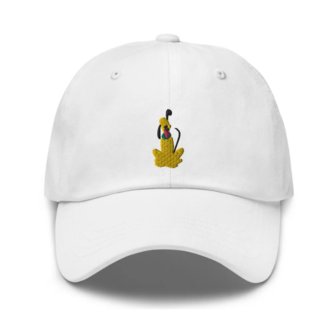 Pluto Embroidered Hat - "Dad Hat" Style - 6 Colors - Theme Park Hat - Pluto The Dog Hat - Minimal... | Etsy (US)