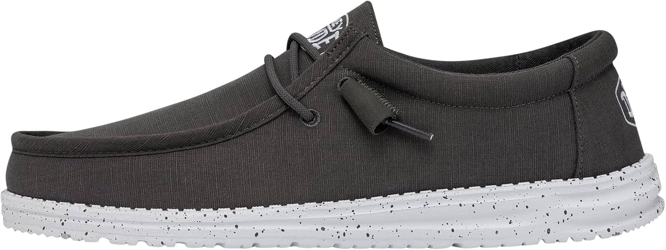 Hey Dude Men's Wally Slub Moc Toe Shoes | Amazon (US)