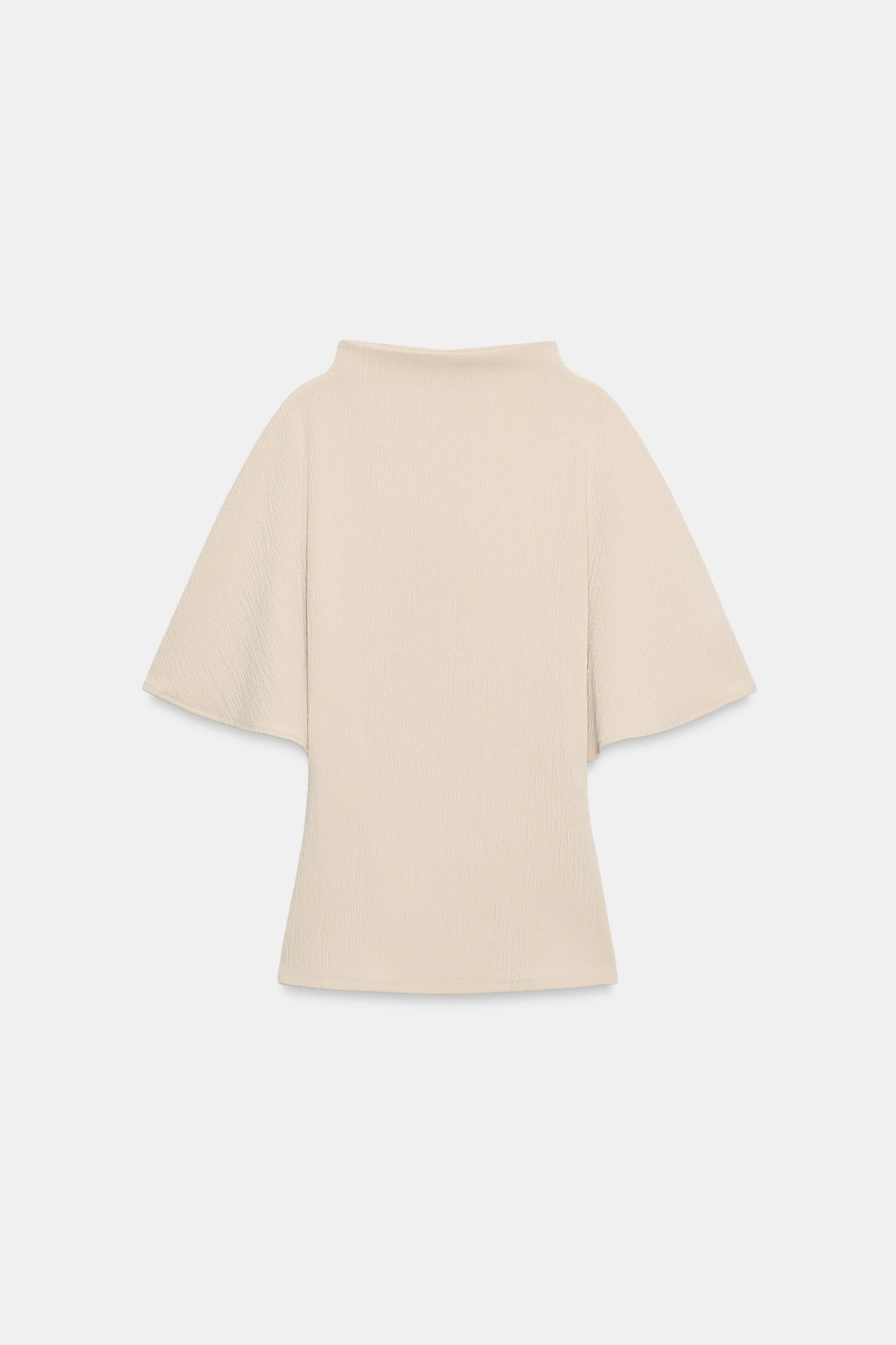PLEATED TEXTURED TOP | Zara US