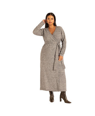 Women's Sweater Wrap Dress | Macy's