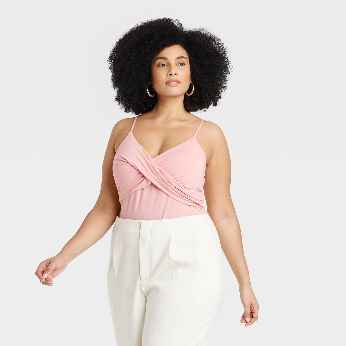 Women's Slim Fit Twist Bodysuit - A New Day™ | Target