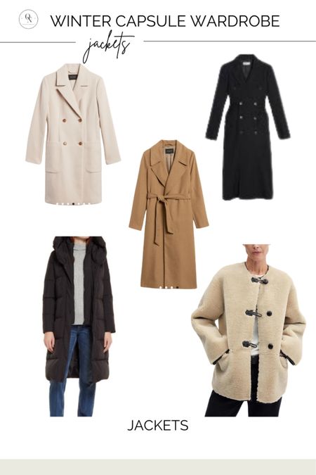 Winter capsule wardrobe // winter outfit ideas // jackets for winter 

#LTKSeasonal