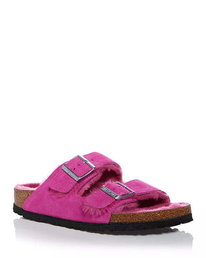 Women's Arizona Shearling Slide Sandals | Bloomingdale's (US)
