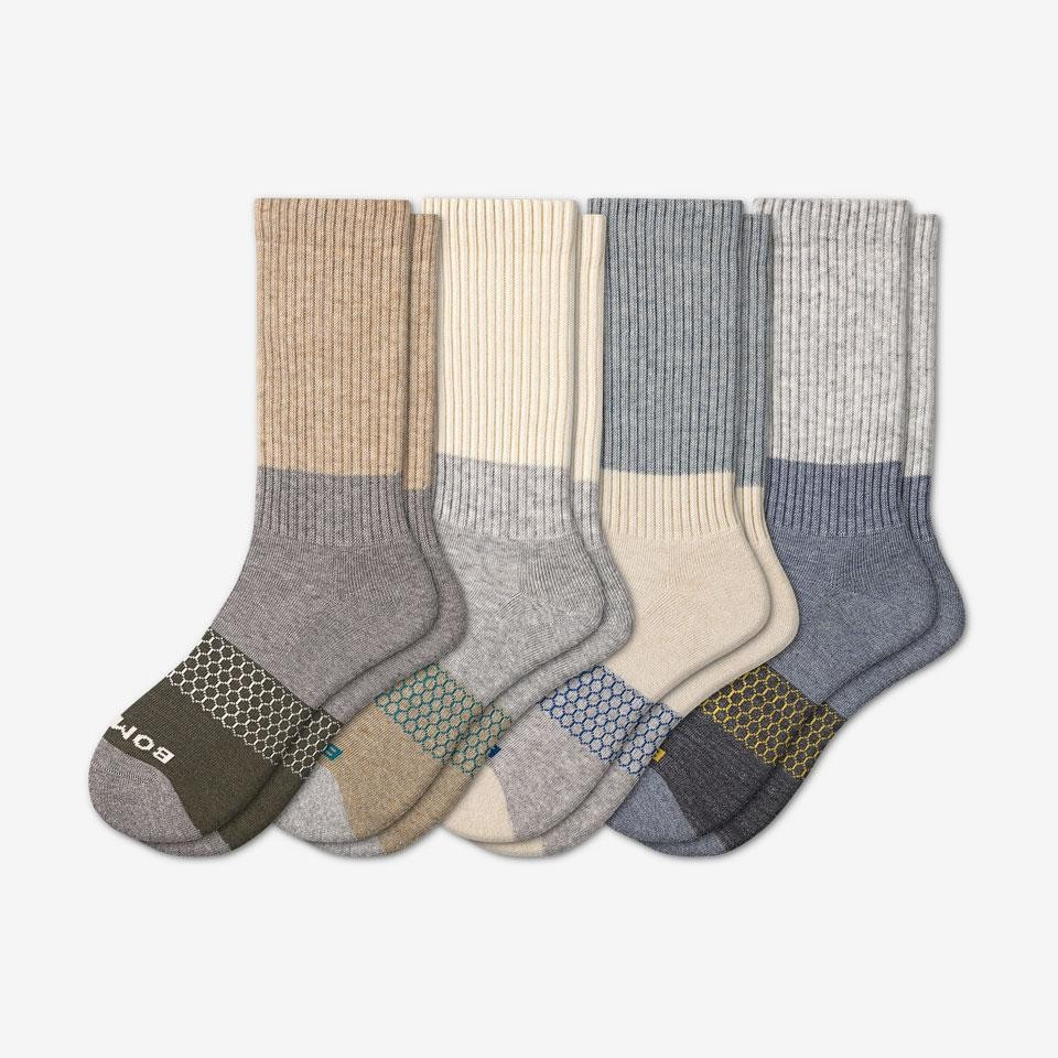 Men's Tri-Block Calf Socks 4-Pack | Bombas