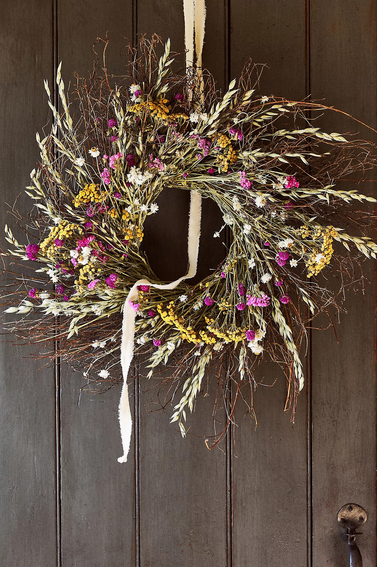 Preserved Spring Garden Wreath | Anthropologie (US)