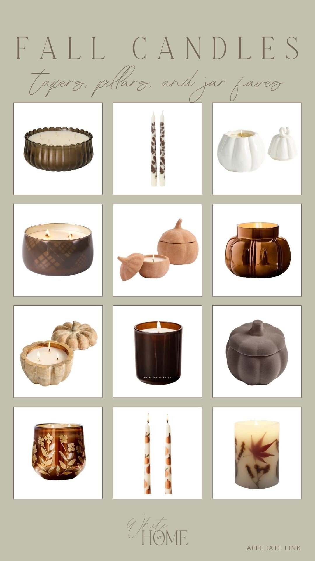 Fall is all about the scents! Not only do these candles provide the warmest scents for the season, but they’re also beautiful! A range in price points—with most of them being very affordable!

#LTKHome