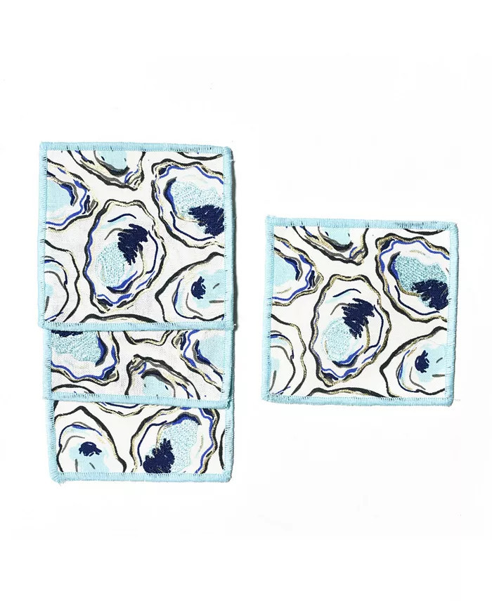 Oyster Print Cocktail Napkins, Set of 4 | Macys (US)