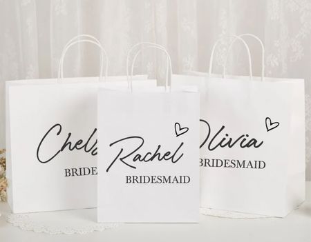 Personalized Bridesmaid Gift Bags by StudioByCarson

Bridesmaid Proposal Gift Bag | Bachelorette Party Gift Bag | Wedding Gift Bags | Bridesmaid Gifts | engaged | getting married | wedding planning | bridesmaid | bridal party | wedding gift 


#LTKGiftGuide #LTKwedding #LTKunder50